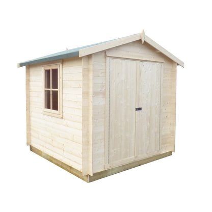 Shire Bradley Log Cabin With 19mm Log Thickness - JJ Building Materials