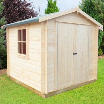Shire Bradley Log Cabin With 19mm Log Thickness - JJ Building Materials