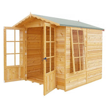 Shire Buckingham 7x7ft Double Door T&G Wooden Summerhouse - JJ Building Materials