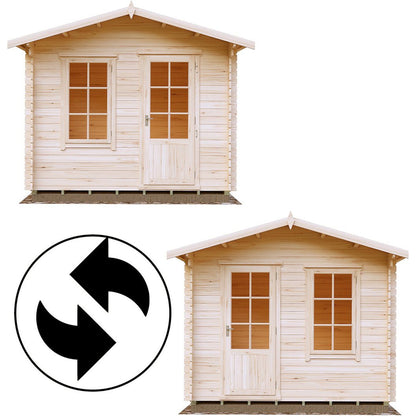 Shire Bucknells Log Cabin With 28mm Log Thickness - JJ Building Materials