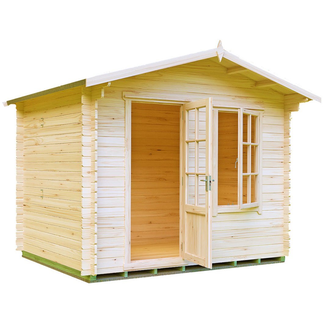 Shire Bucknells Log Cabin With 28mm Log Thickness - JJ Building Materials