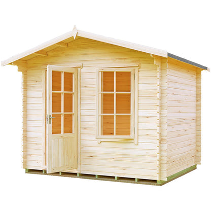 Shire Bucknells Log Cabin With 28mm Log Thickness - JJ Building Materials