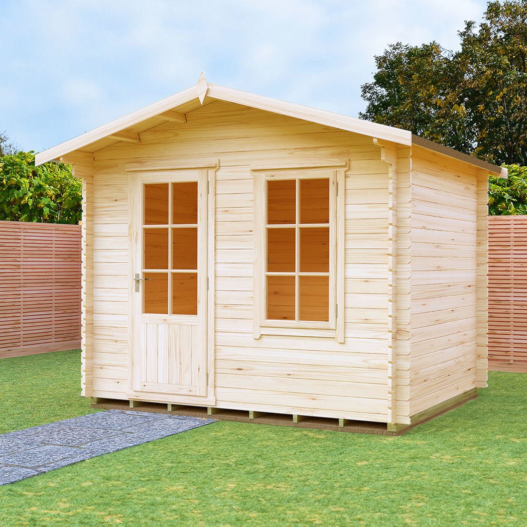 Shire Bucknells Log Cabin With 28mm Log Thickness - JJ Building Materials