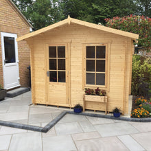 Shire Bucknells Log Cabin With 28mm Log Thickness - JJ Building Materials