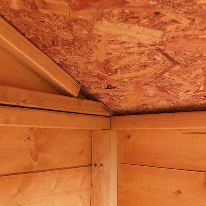 Shire Bute 4x6ft Shiplap Apex Double Door Wooden Shed - JJ Building Materials