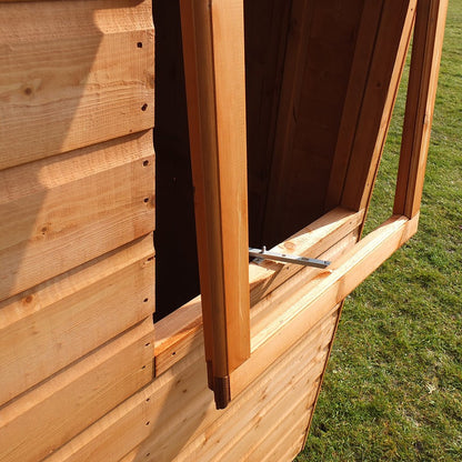 Shire Bute 4x6ft Shiplap Apex Double Door Wooden Shed - JJ Building Materials