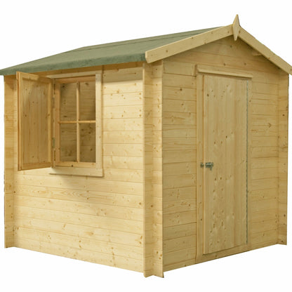 Shire Camelot Log Cabin With 19mm Log Thickness - JJ Building Materials