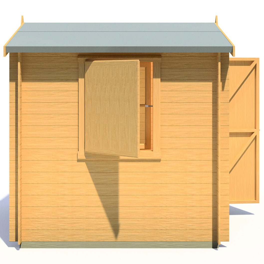 Shire Camelot Log Cabin With 19mm Log Thickness - JJ Building Materials