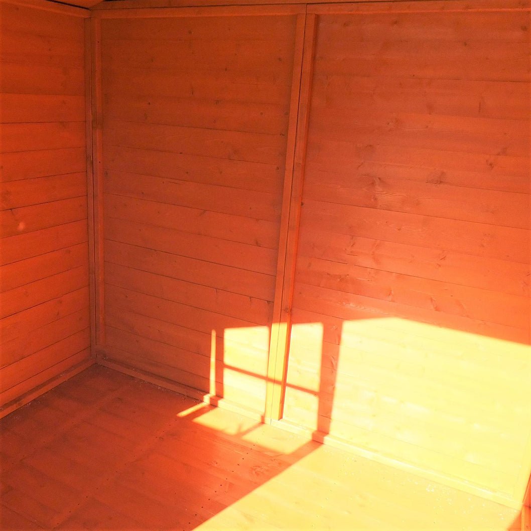 Shire Casita 7x7ft T&G Single Door Apex Wooden Shed - JJ Building Materials