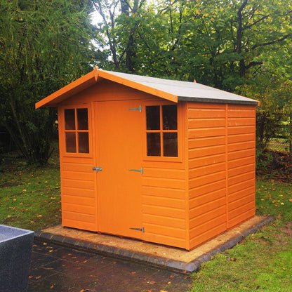 Shire Casita 7x7ft T&G Single Door Apex Wooden Shed - JJ Building Materials