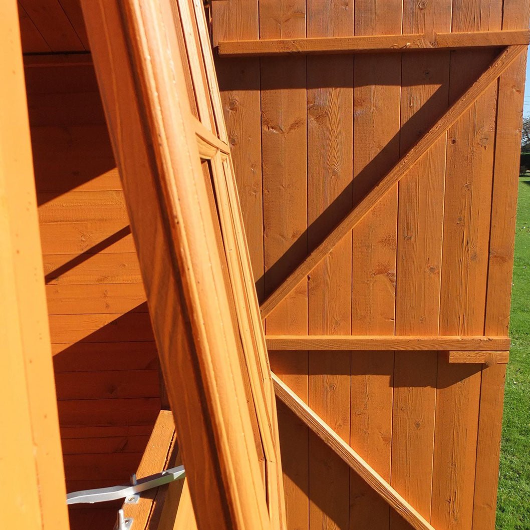 Shire Casita 7x7ft T&G Single Door Apex Wooden Shed - JJ Building Materials