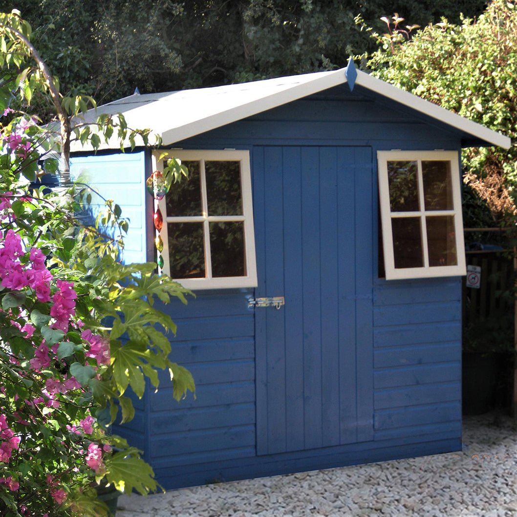 Shire Casita 7x7ft T&G Single Door Apex Wooden Shed - JJ Building Materials