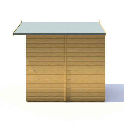 Shire Chatsworth 7x7ft Single Door T&G Wooden Summerhouse - JJ Building Materials