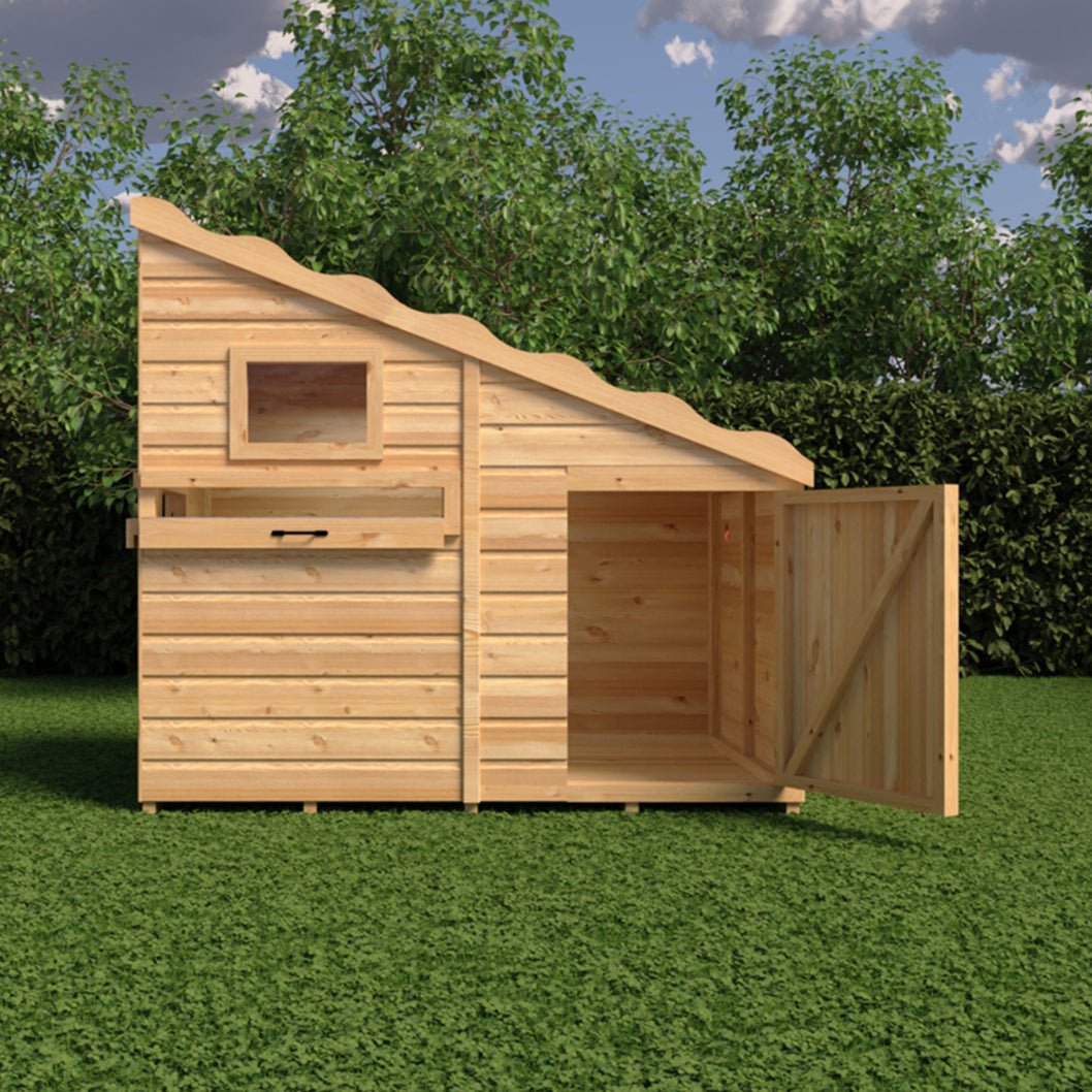 Shire Command Post 6x4ft Kids Playhouse - JJ Building Materials
