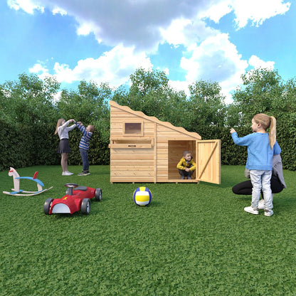 Shire Command Post 6x4ft Kids Playhouse - JJ Building Materials