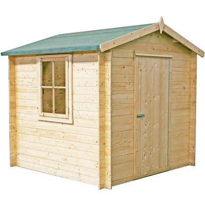 Shire Danbury Log Cabin With 19mm Log Thickness - JJ Building Materials