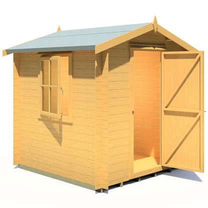 Shire Danbury Log Cabin With 19mm Log Thickness - JJ Building Materials