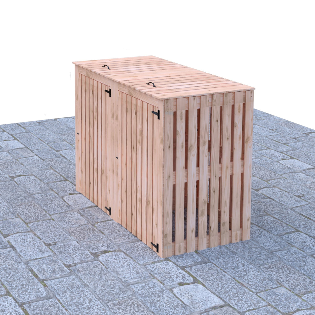 Shire Double Wheelie Bin Store - JJ Building Materials