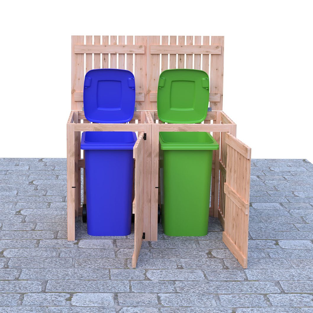 Shire Double Wheelie Bin Store - JJ Building Materials