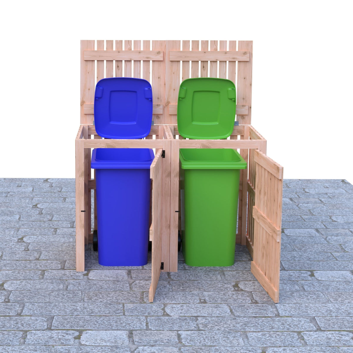 Shire Double Wheelie Bin Store - JJ Building Materials
