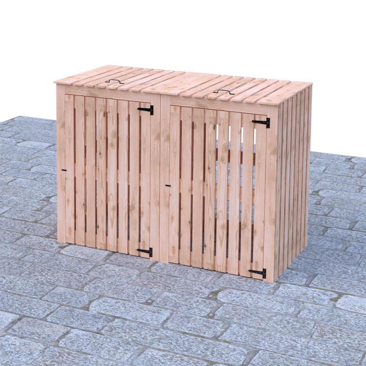 Shire Double Wheelie Bin Store - JJ Building Materials