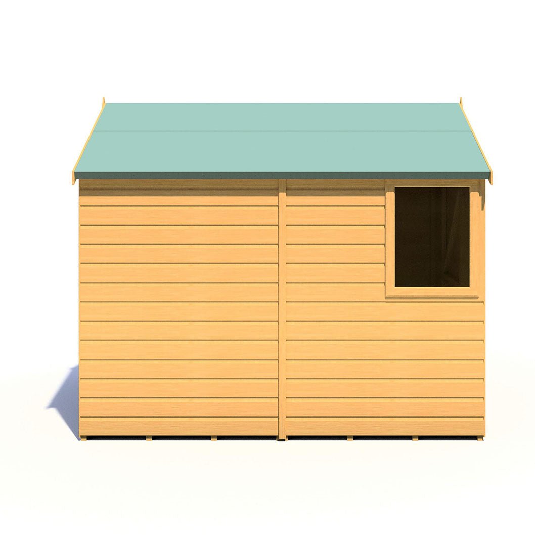 Shire Durham 8x6ft Single Door T&G Apex Wooden Shed - JJ Building Materials