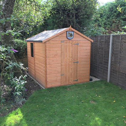 Shire Durham 8x6ft Single Door T&G Apex Wooden Shed - JJ Building Materials