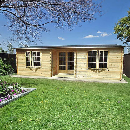 Shire Elveden Log Cabin With 44mm Log Thickness - JJ Building Materials