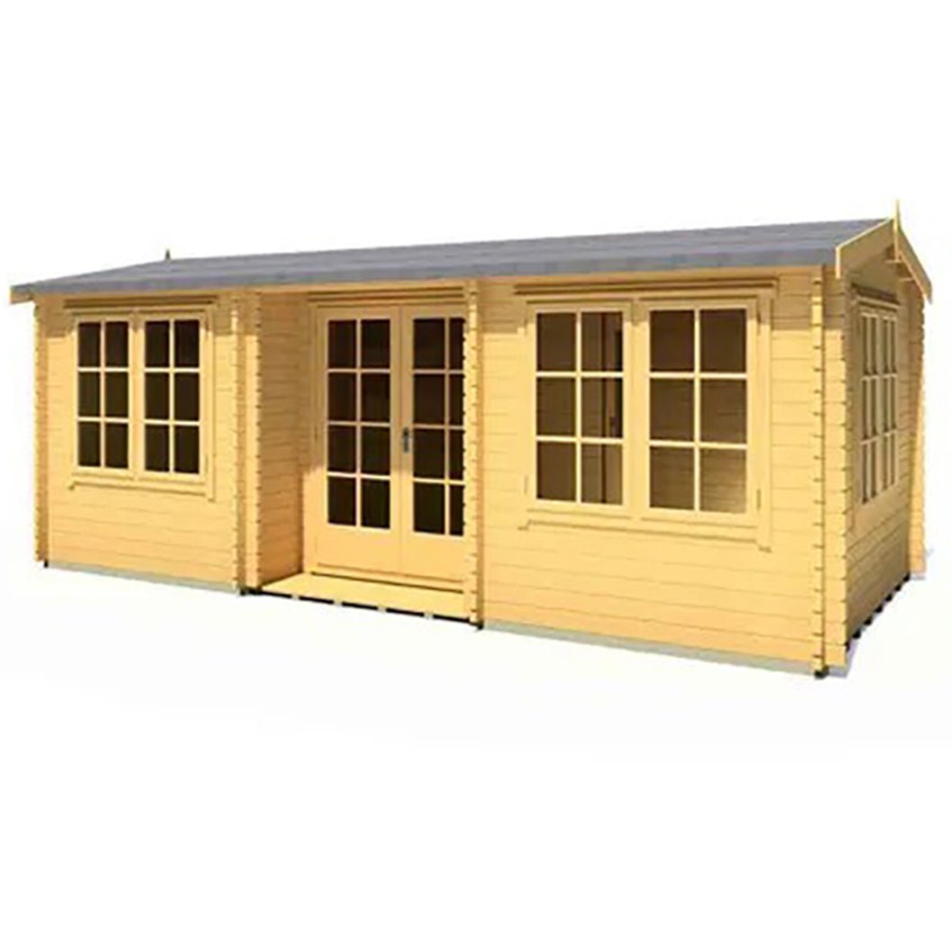 Shire Elveden Log Cabin With 44mm Log Thickness - JJ Building Materials