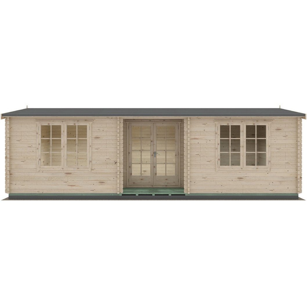 Shire Elveden Log Cabin With 44mm Log Thickness - JJ Building Materials
