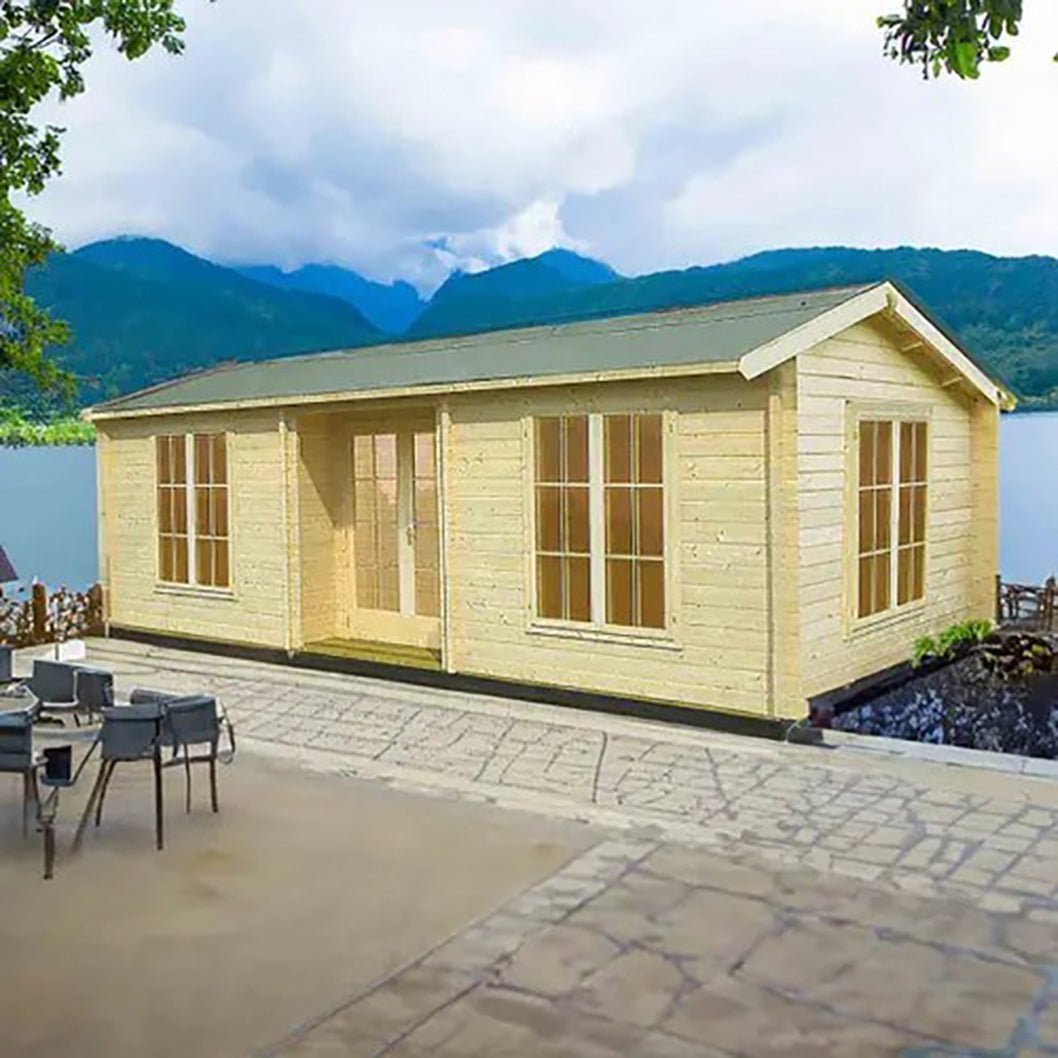 Shire Elveden Log Cabin With 44mm Log Thickness - JJ Building Materials