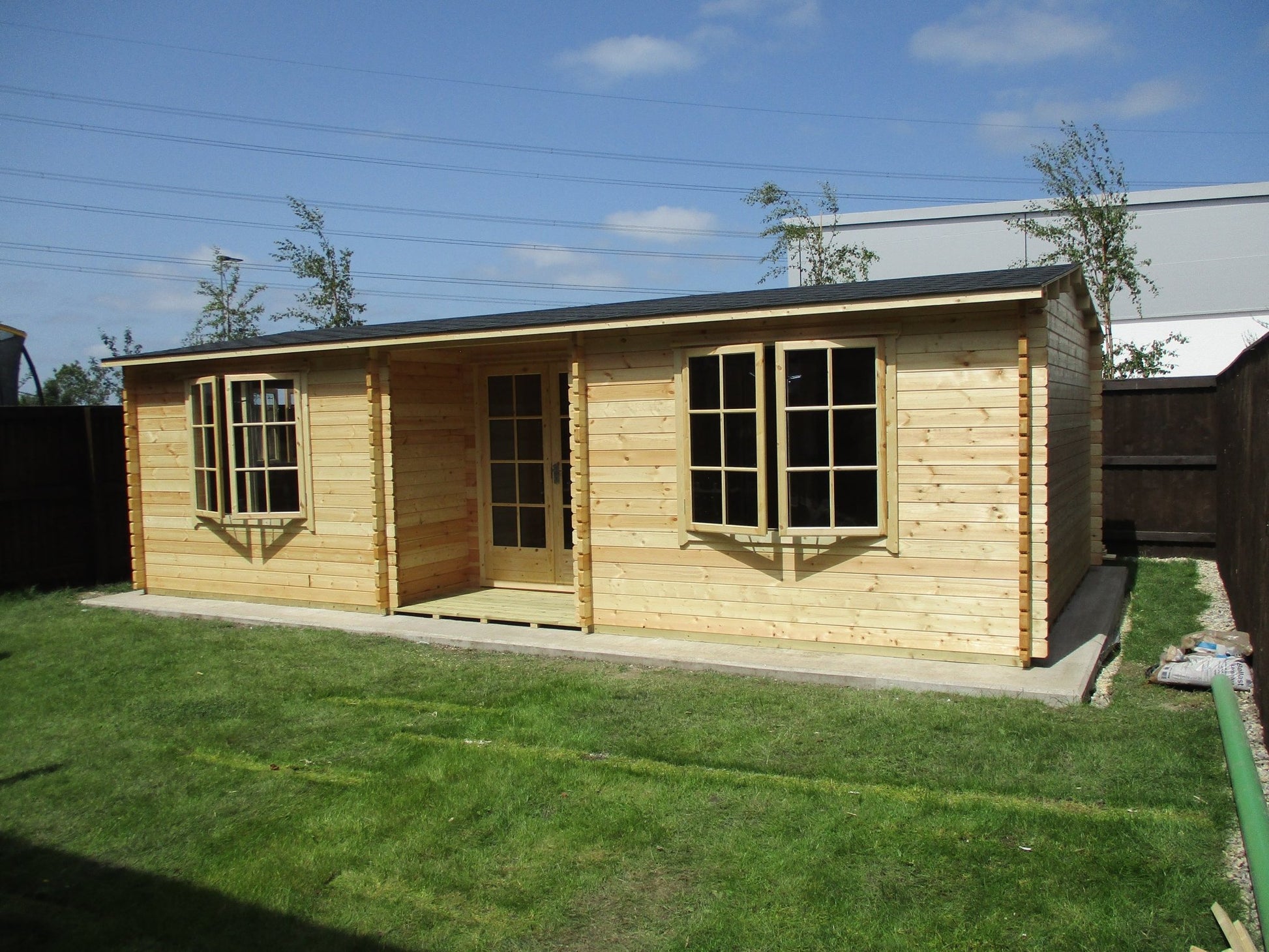 Shire Elveden Log Cabin With 44mm Log Thickness - JJ Building Materials