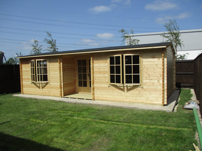 Shire Elveden Log Cabin With 44mm Log Thickness - JJ Building Materials