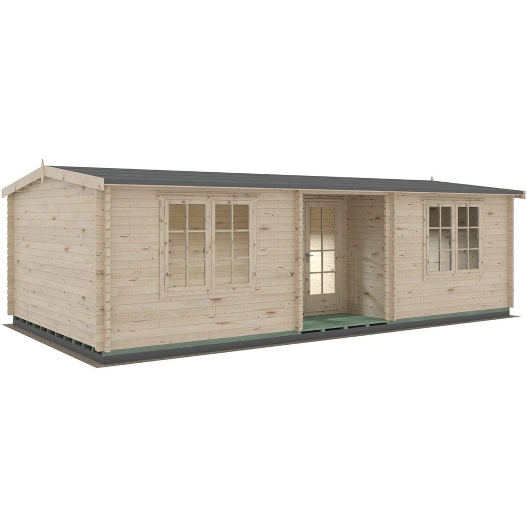 Shire Elveden Log Cabin With 44mm Log Thickness - JJ Building Materials