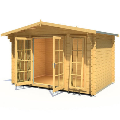 Shire Eppings Log Cabin With 28mm Log Thickness - JJ Building Materials