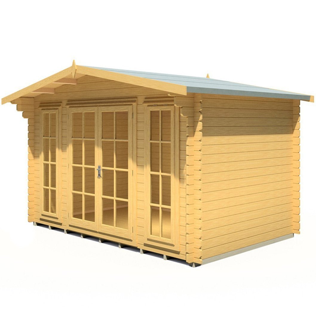 Shire Eppings Log Cabin With 28mm Log Thickness - JJ Building Materials