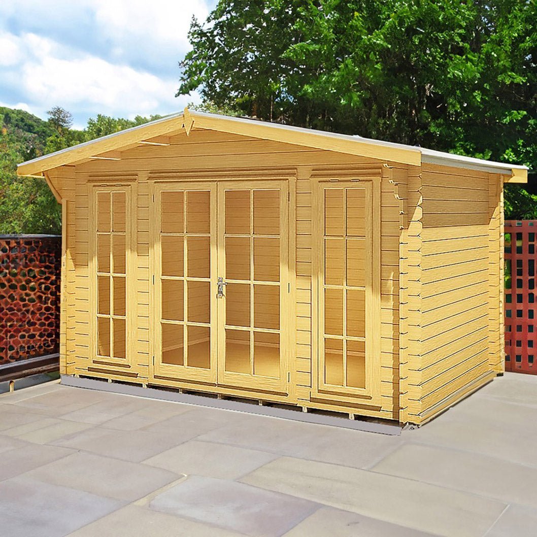 Shire Eppings Log Cabin With 28mm Log Thickness - JJ Building Materials
