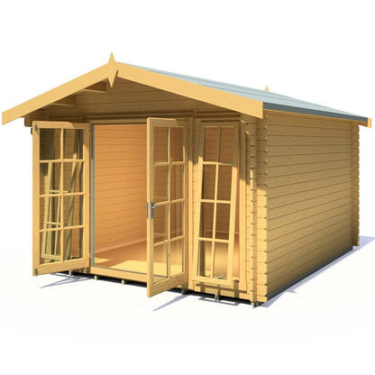 Shire Eppings Log Cabin With 28mm Log Thickness - JJ Building Materials