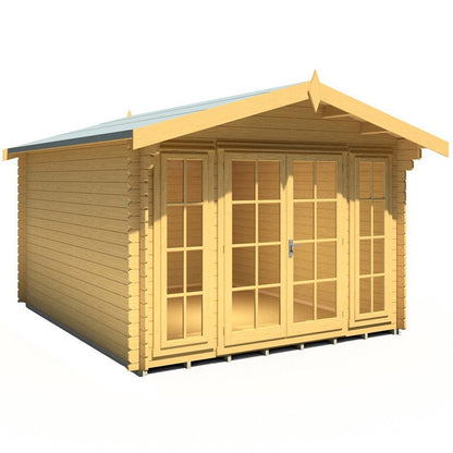 Shire Eppings Log Cabin With 28mm Log Thickness - JJ Building Materials