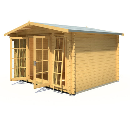 Shire Eppings Log Cabin With 28mm Log Thickness - JJ Building Materials