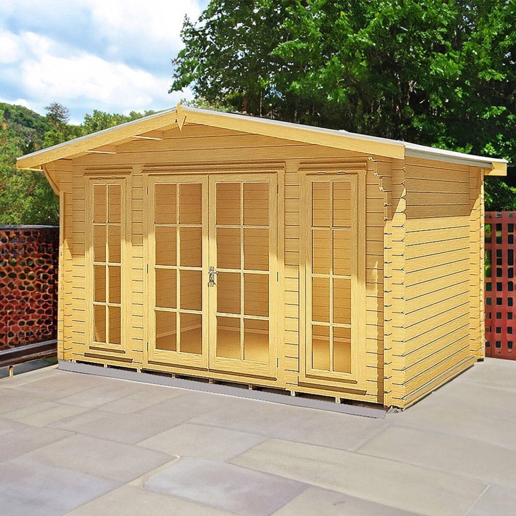 Shire Eppings Log Cabin With 28mm Log Thickness - JJ Building Materials
