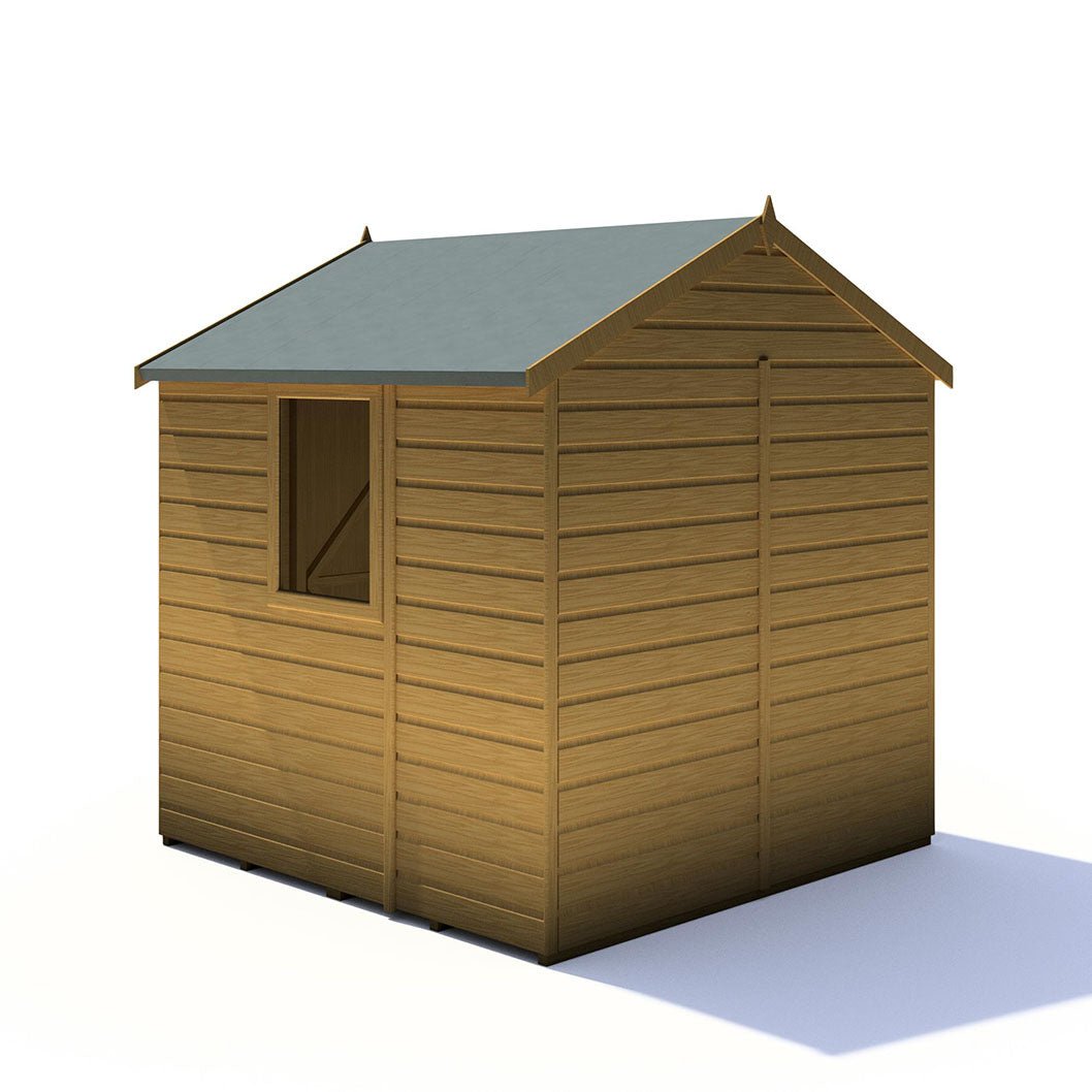 Shire Faroe 6x6ft Single Door T&G Apex Wooden Shed - JJ Building Materials