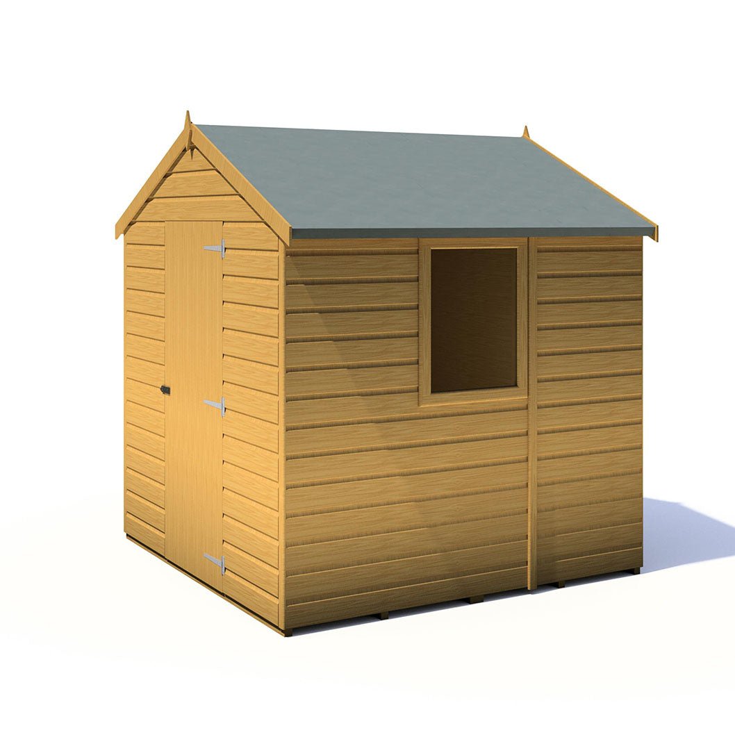 Shire Faroe 6x6ft Single Door T&G Apex Wooden Shed - JJ Building Materials