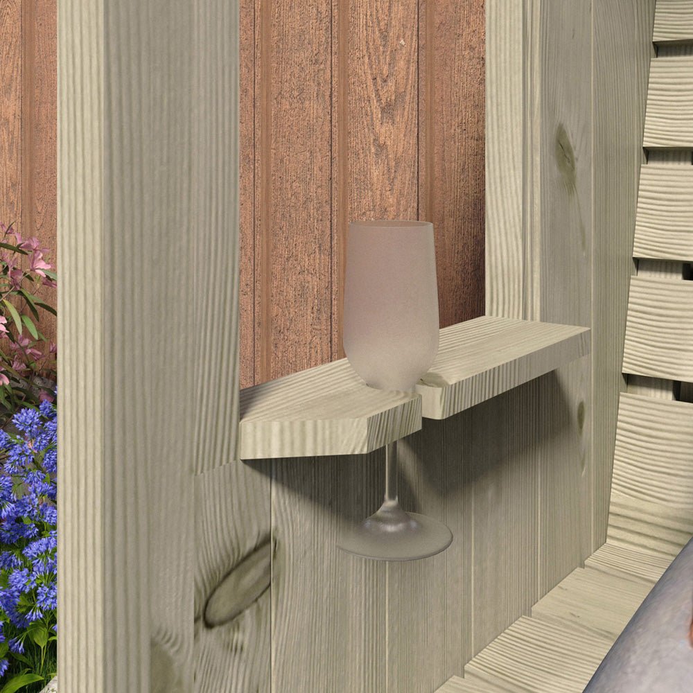 Shire Fern Nook 2 Seater Arbour Pressure Treated - JJ Building Materials