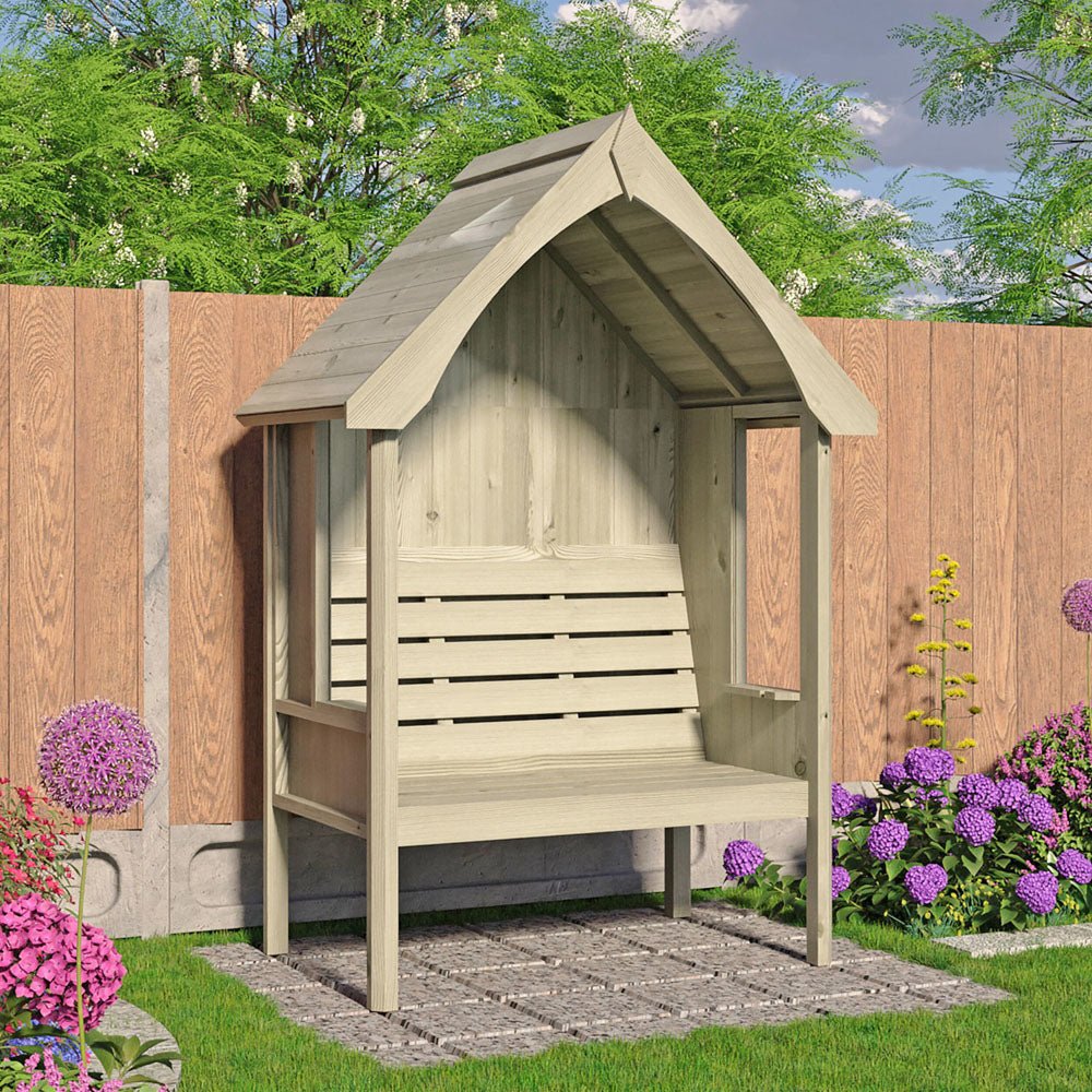 Shire Fern Nook 2 Seater Arbour Pressure Treated - JJ Building Materials