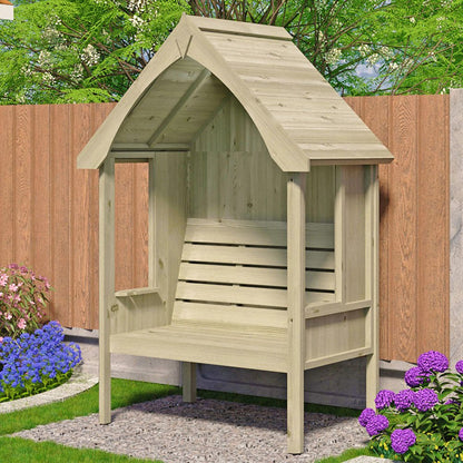 Shire Fern Nook 2 Seater Arbour Pressure Treated - JJ Building Materials