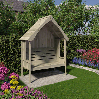 Shire Fern Nook 3 Seater Arbour Pressure Treated - JJ Building Materials