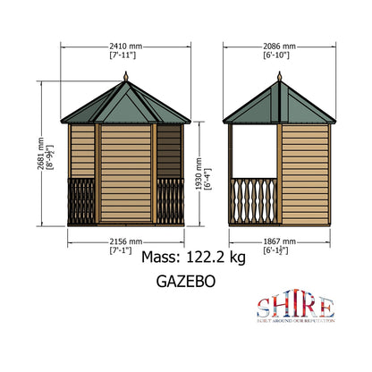 Shire Gazebo 7x6ft - JJ Building Materials