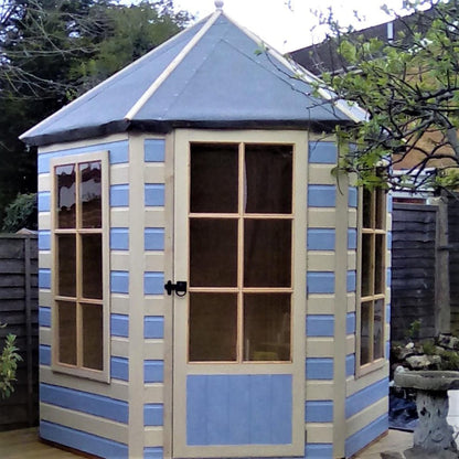 Shire Gazebo 7x6ft Single Door T&G Wooden Summerhouse - JJ Building Materials
