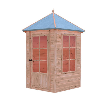 Shire Gazebo 7x6ft Single Door T&G Wooden Summerhouse - JJ Building Materials